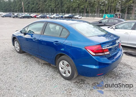 2015 Honda Civic Lx из США, поврежденный, VIN 2HGFB2F56FH525914